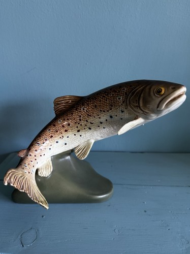Rare beswick trout 2087 - trout, matte