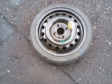 NISSAN MICRA K12 2003 SPARE STEEL SPACE SAVER WHEEL & TYRE T105/70R14 14" INCH