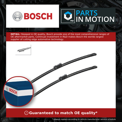 Wiper blades flat - 2x,
