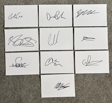 10 Durham CCC Cricket - Signed Cards - 2025 Season