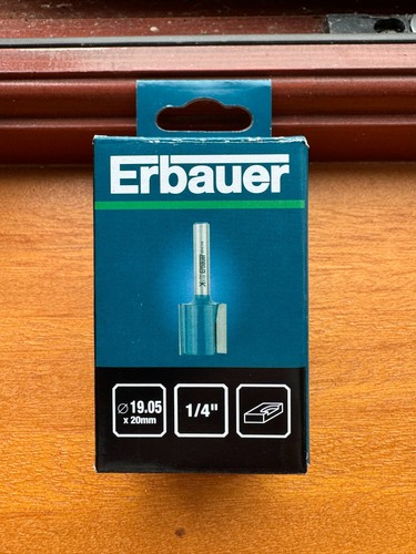 Erbauer straight router - 1/4",