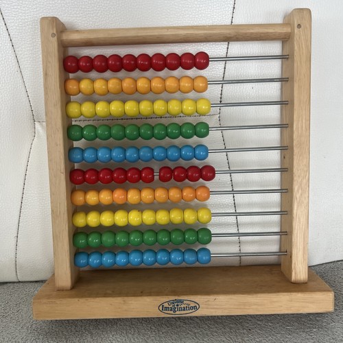 Wooden abacus counting - , frame