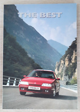 Citroen ZX Range Brochure 1992 - Reflex Advantage Aura Volcane Furio 16V