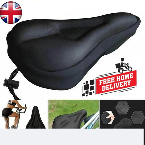 Bike seat cover gel padded - seat,