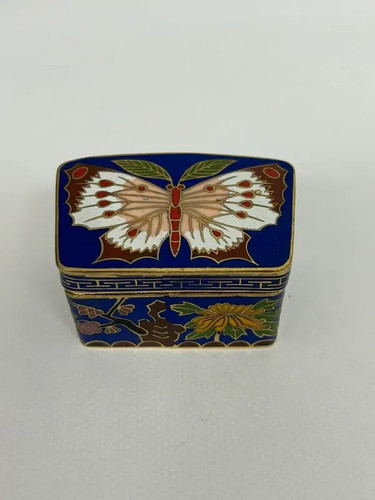 Vintage cloisonné butterfly - vintage,