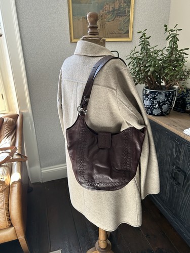 Hotter burgundy leather double - leather,