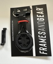 Frames & Gear - Out Front Mount for Garmin - 30mm - Metal Black