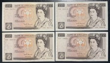 4 x Old Ten £10 Pound Notes