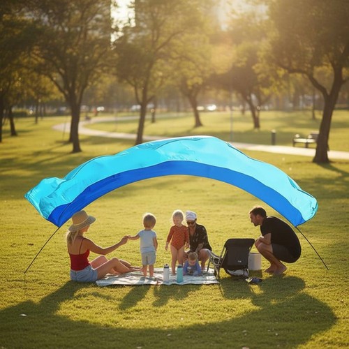 Beach canopy tent - canopy, blue