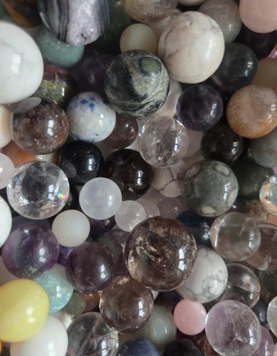Crystal spheres set - spheres,