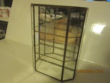 Vtg  Brass Glass Mirror Back