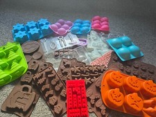 Job lot of professional chocolate moulds/ chocolate business setup