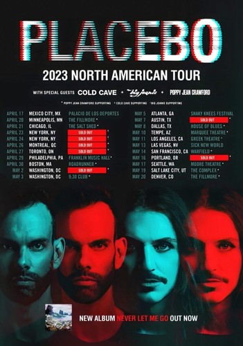 Placebo america tour - placebo, 2023