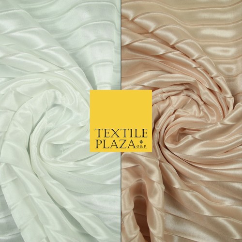 White blush pink 2cm pleated - pink,