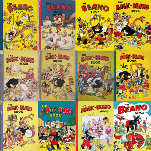 Metal sign the beano - sign, book