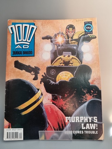 Judge dredd 2000ad prog - dredd,