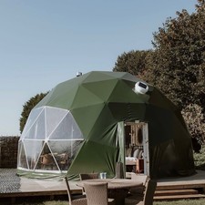 8m Geodesic Domes – Green