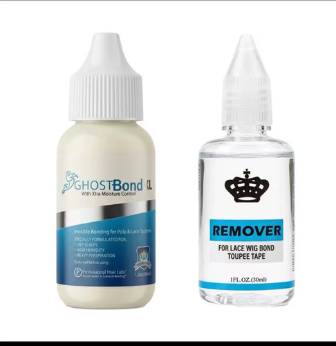 Wig glue and remover kit - and,