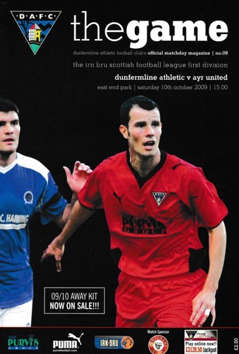 Dunfermline athletic 2009 - athletic, 2009/10