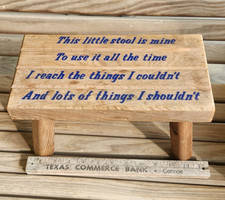 THIS LITTLE STOOL IS MINE