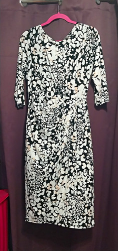 Damart black white abstract - black,