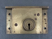 Antique brass safe lock spares parts by Milners