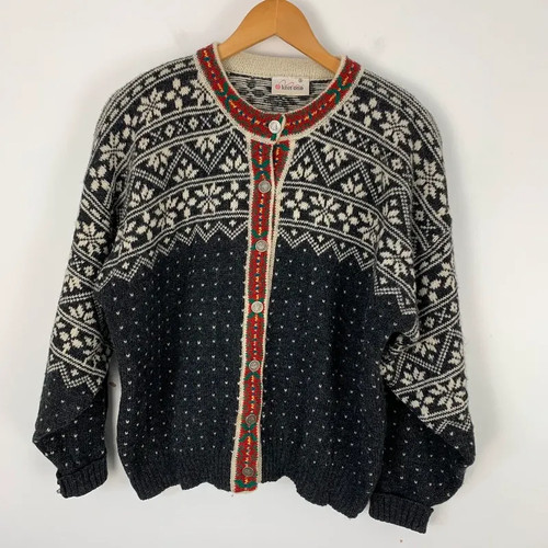 Vintage knit one - one, cardigan