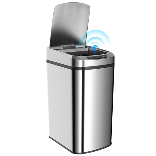 Homcom 12l sensor bin - 12l,