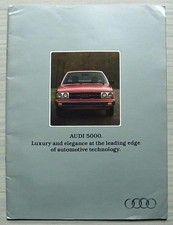 AUDI 5000 USA LF Car Sales Brochure c1979 #W73-89-96011