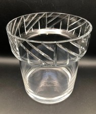 Large Rogaska crystal vase