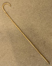 Antique Flexible Bamboo Teacher's Cane - Crook Handle