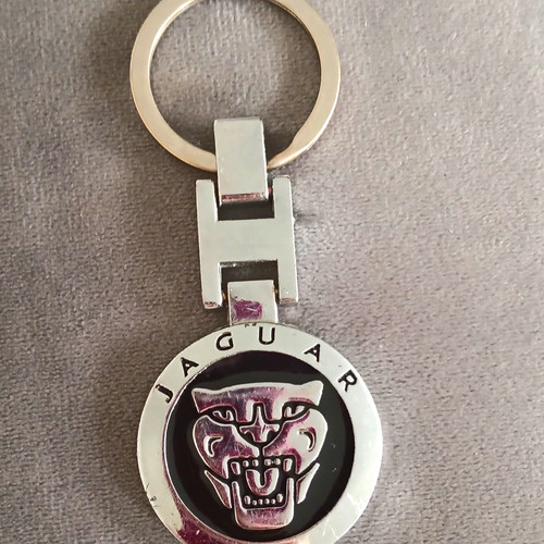 Jaguar car keyring - car,