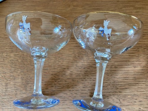 Two vintage 1950s babycham - two,