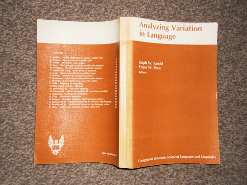 Analyzing variation - variation, in
