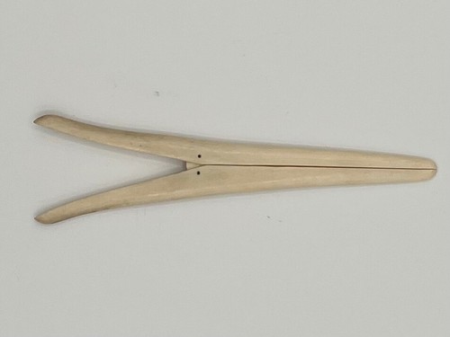 Antique bone glove - bone,