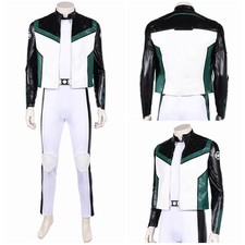 Superman: Legacy Green Green Lantern Cosplay Costume Uniform Coat Party Pants US