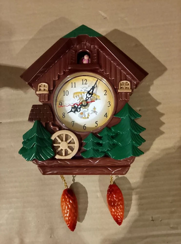 Vintage wooden cuckoo wall - wooden,