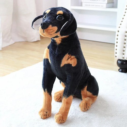 50cm large sitting rottweiler - large,