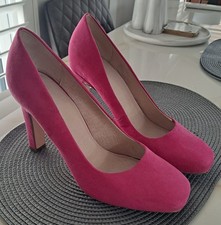 Pink Suede Court Shoes Size 7