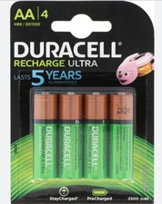 4 x Duracell AA 2500mAh
