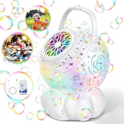 Rechargeable bubble machine - bubble,