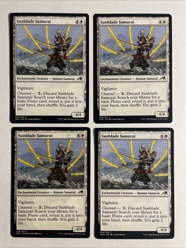 Mtg kamigawa neon dynasty - 4x,