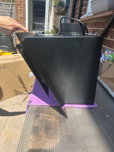 Wrag60rf 60cm black glass - 60cm,
