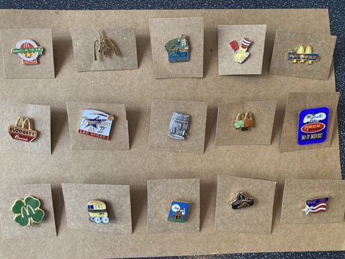 Pin badge vintage joblot - badge,