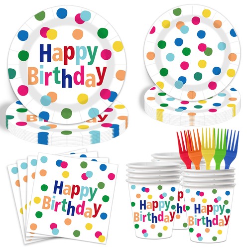 125 piece happy birthday - 125-piece, paper