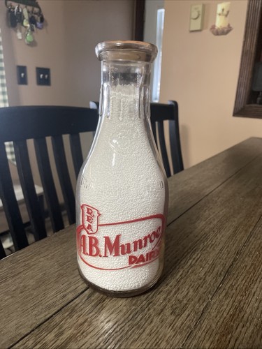 Trpq munroe dairy bottle - a.b,