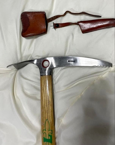 Ice axe wooden - ice, metal