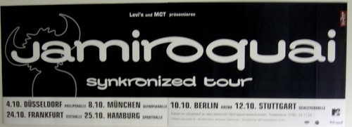 Jamiroquai concert tour poster - jamiroquai,