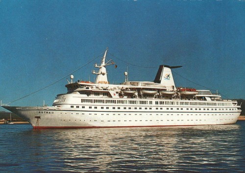 Vintage cruise ship astra - ship, ms