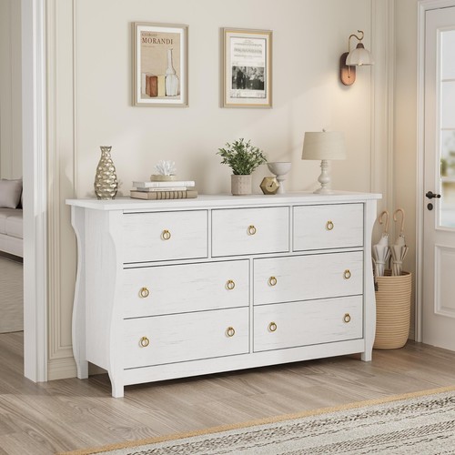 Drawers dresser wood storage - 7,